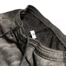 画像6: Los Angeles Apparel 14oz Drip Dye Heavy Fleece Pants - Black (6)