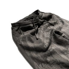 画像4: Los Angeles Apparel 14oz Drip Dye Heavy Fleece Pants - Black (4)