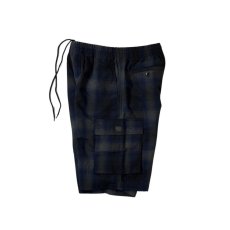 画像3: FB County Checker Cargo Shorts - Royal/Black/Grey (3)