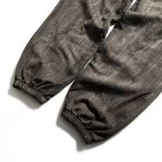 画像7: Los Angeles Apparel 14oz Drip Dye Heavy Fleece Pants - Black (7)