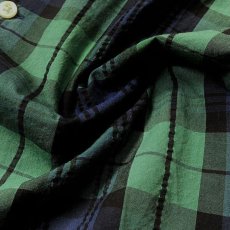 画像4: Polo Ralph Lauren Seersucker Multi Plaid Shirts - Blue/Green (4)