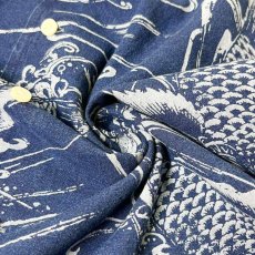 画像4: Polo Ralph Lauren Indigo Dyed Camp Shirts - Navy (4)