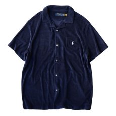 画像1: Polo Ralph Lauren Terry S/S Shirts Navy (1)