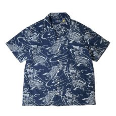 画像1: Polo Ralph Lauren Indigo Dyed Camp Shirts - Navy (1)