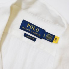 画像3: Polo Ralph Lauren Classic Fit Linen Camp Shirts - Deckwash White (3)