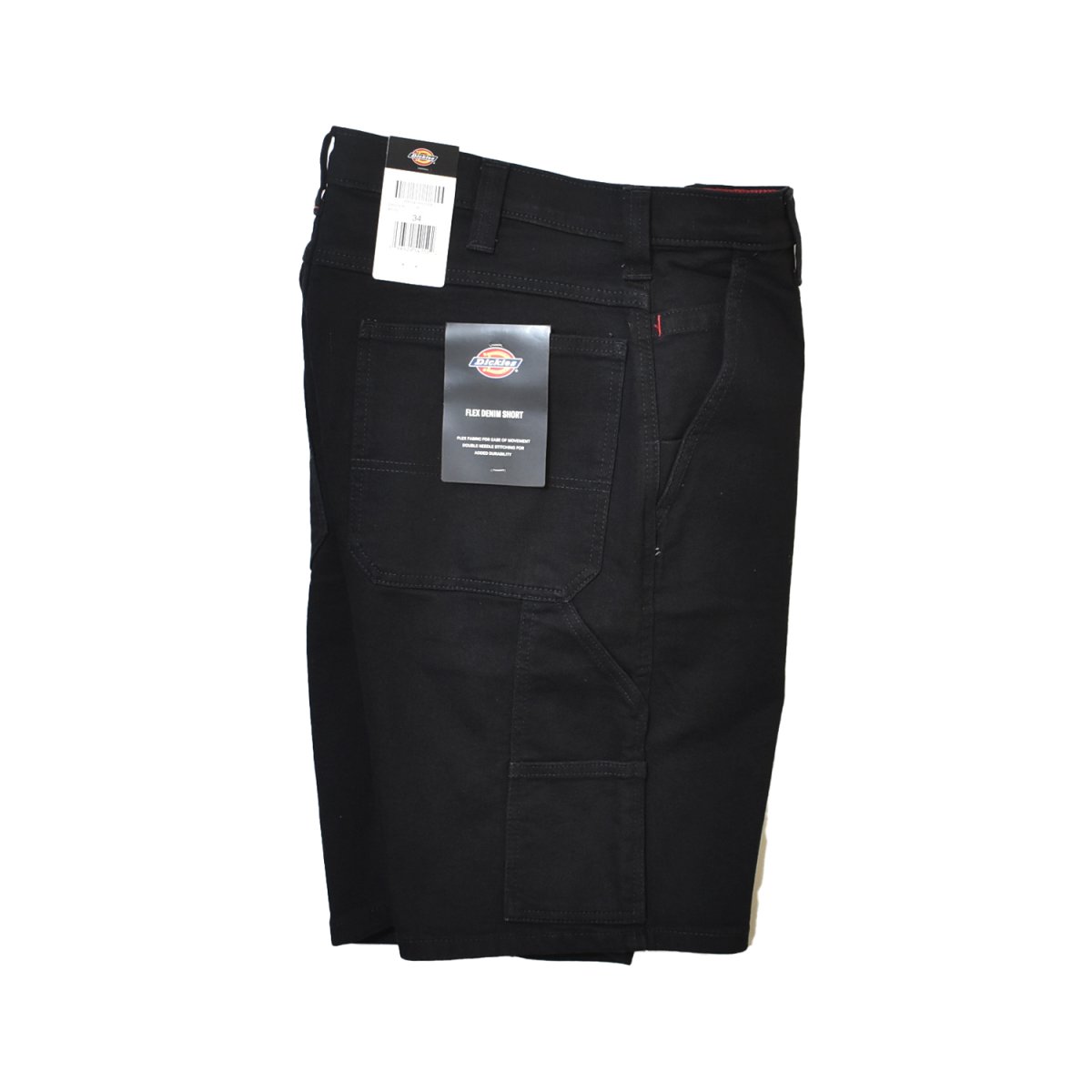 画像3: Dickies Flex Denim Utility Shorts - Black Denim (L9D) (3)