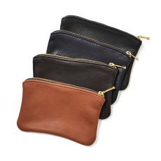 画像1: Moonshine Leather Co. 6inch Zippered Pouches  (1)