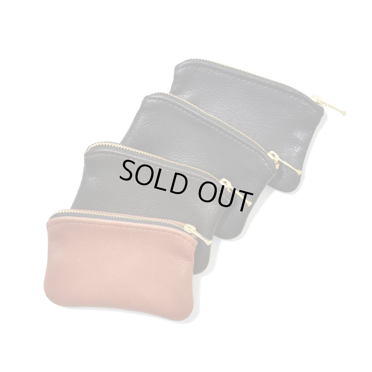 画像1: Moonshine Leather Co. 5inch Zippered Pouches  (1)