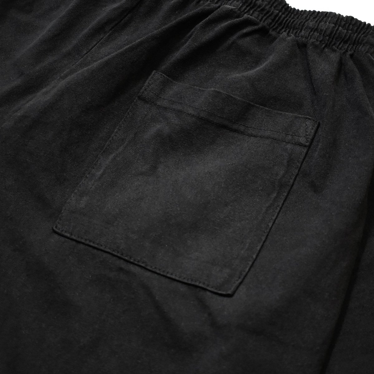 画像4: Los Angeles Apparel 8.5oz Heavy Jersey Wide Garment Dyed Casual Pants - Black (4)