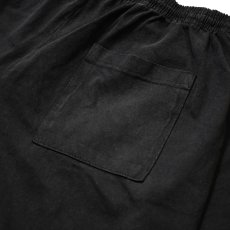画像4: Los Angeles Apparel Heavy Jersey Wide Garment Dyed Casual Pants - Black (4)
