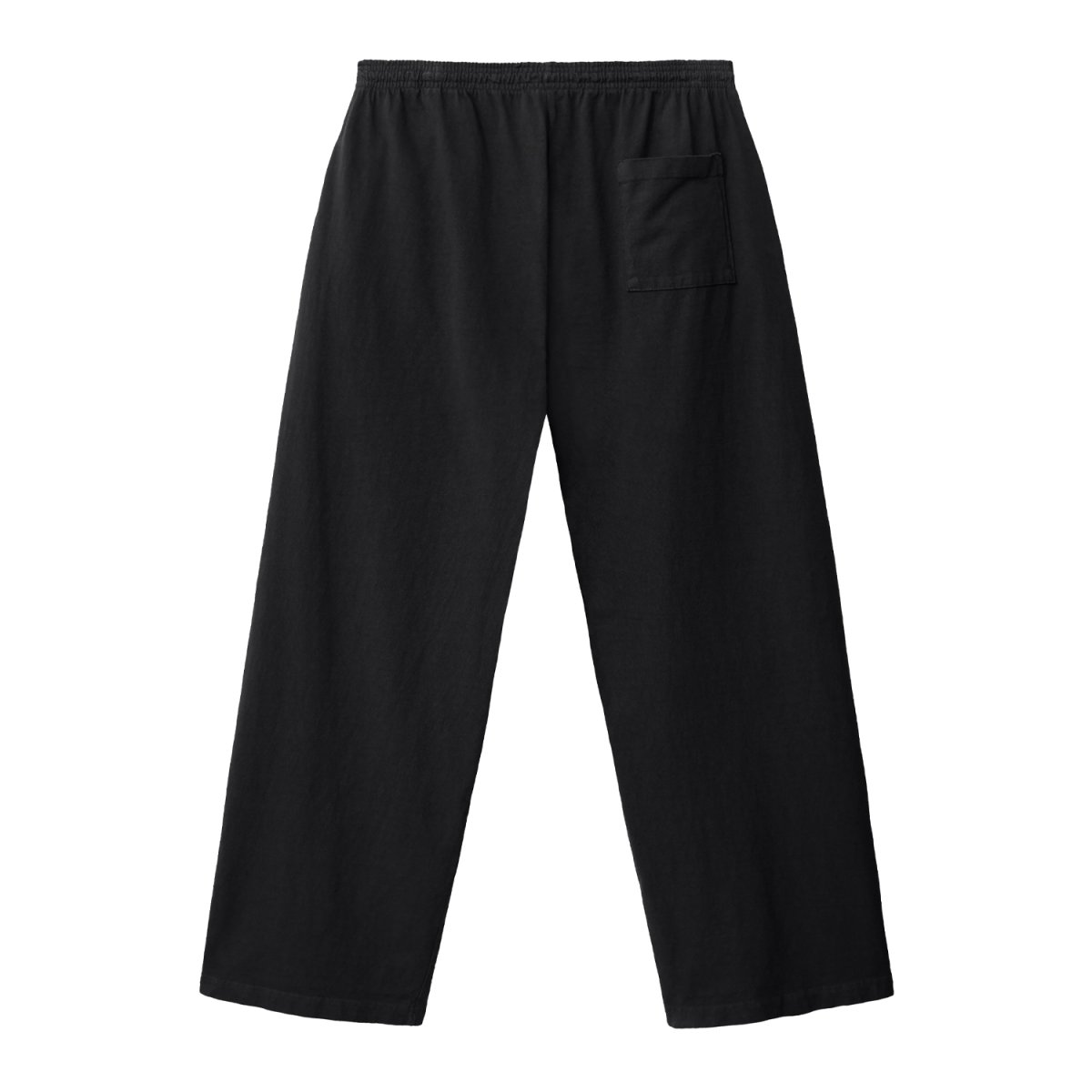 画像2: Los Angeles Apparel 8.5oz Heavy Jersey Wide Garment Dyed Casual Pants - Black (2)