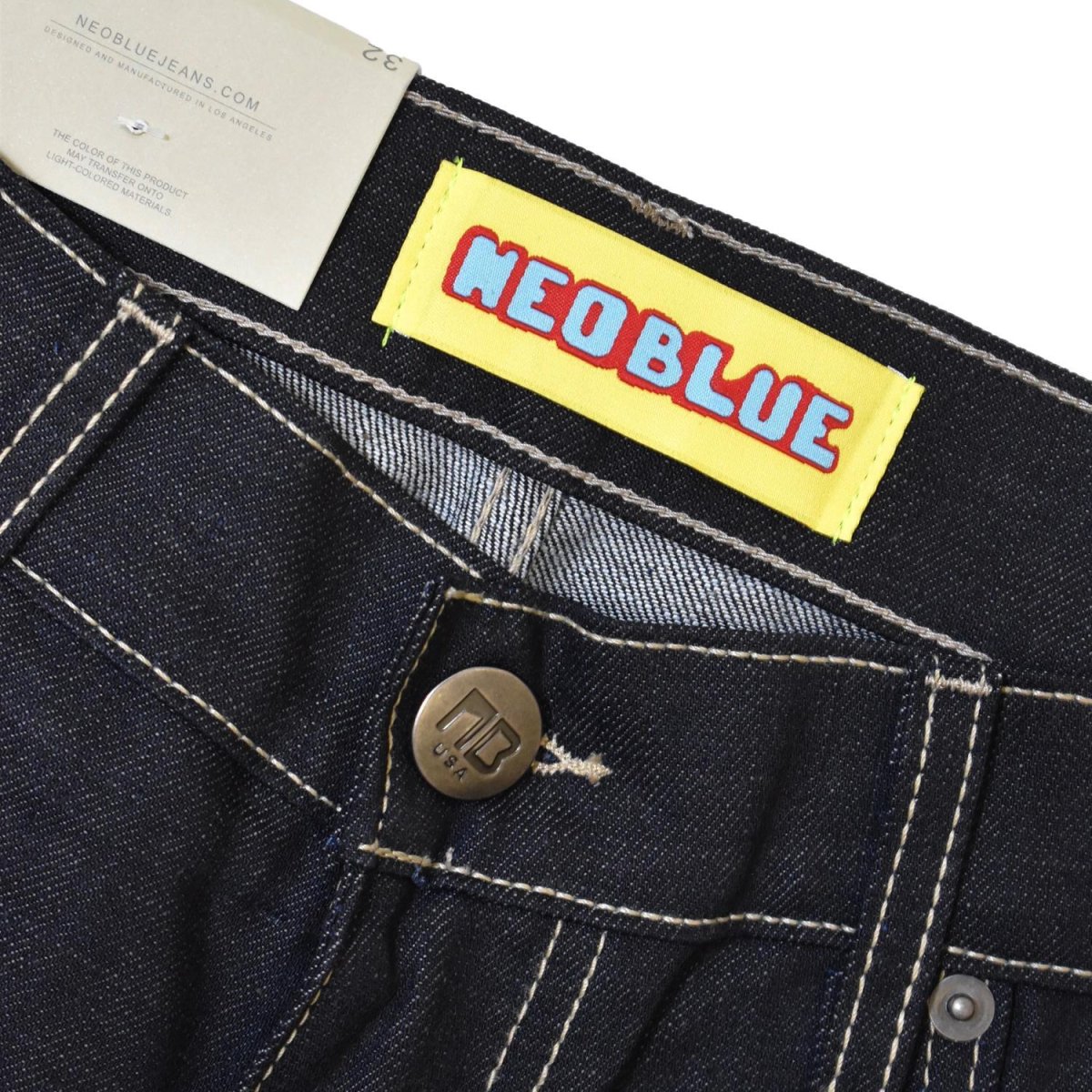 画像3: NEO BLUE Baggy Carpenter Shorts - Granite Blue (3)