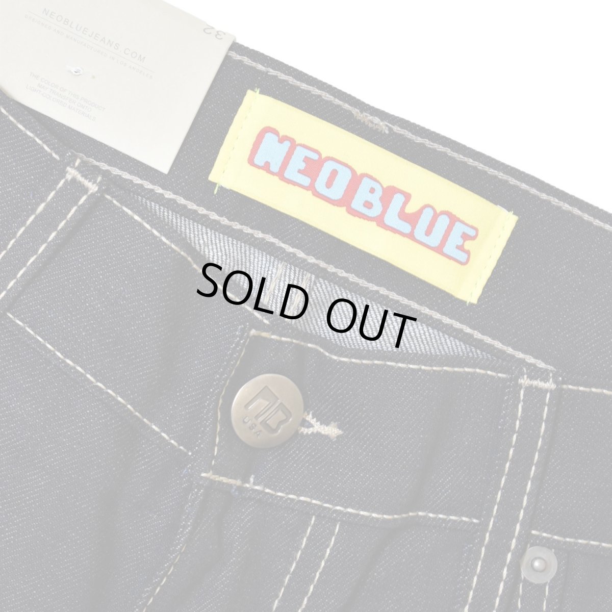 画像3: NEO BLUE Baggy Carpenter Shorts - Granite Blue (3)