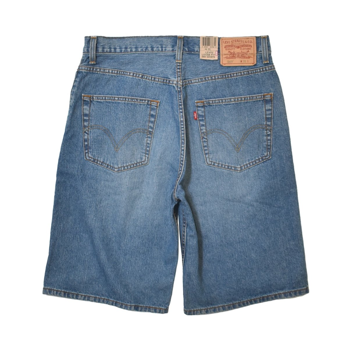 画像2: Deadstock Levi's 569 Loose Straight Shorts (2)