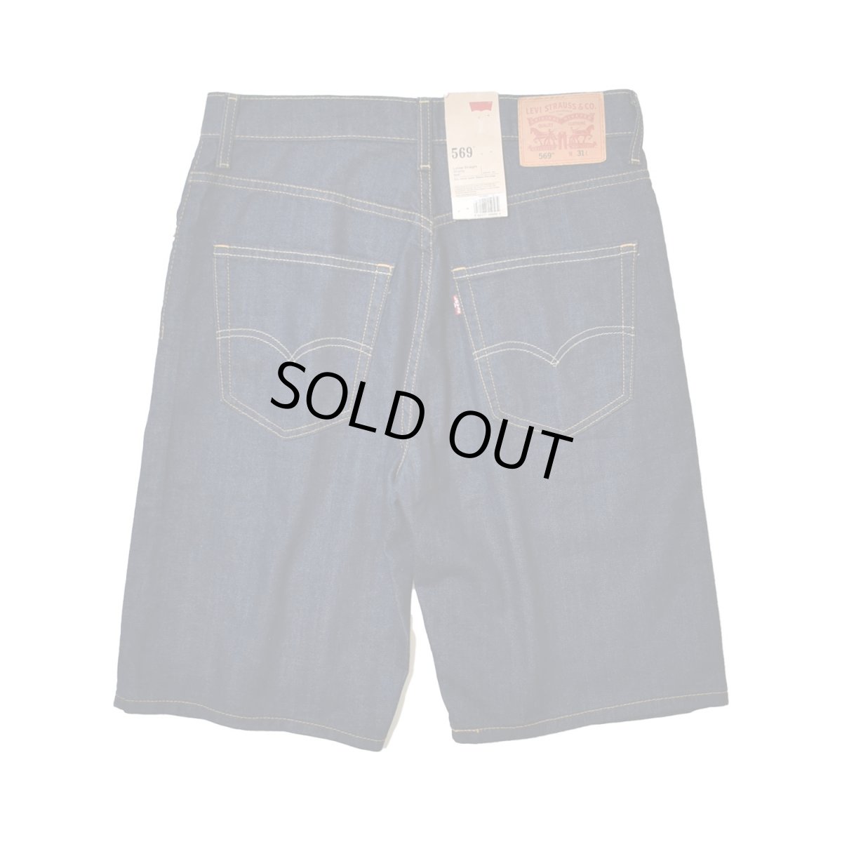 画像2: Deadstock Levi's 569 Loose Straight Shorts (2)