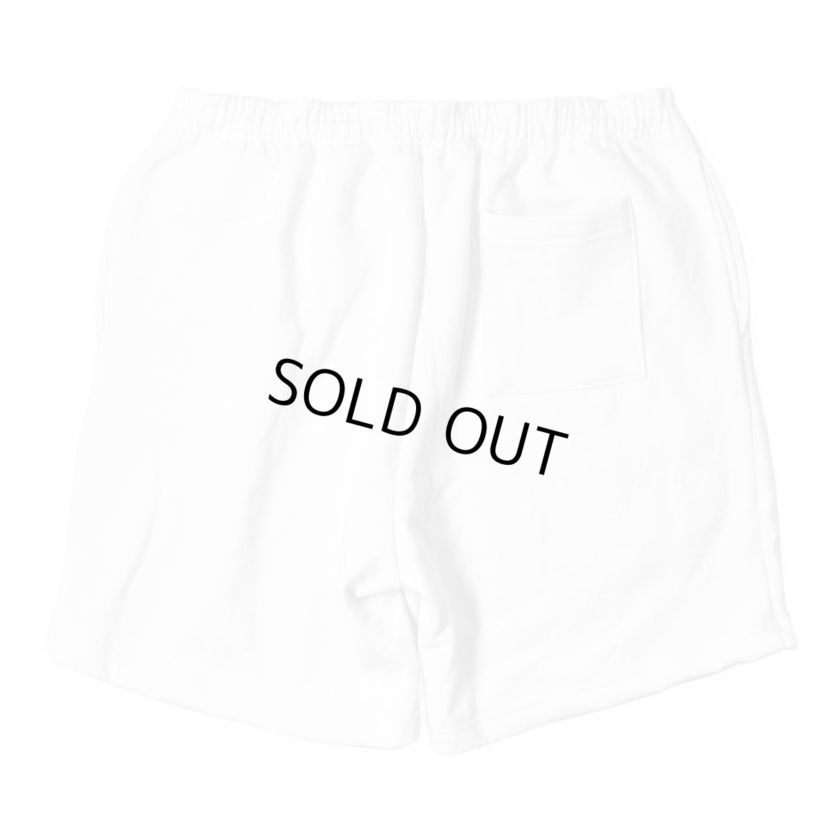 画像2: Los Angeles Apparel 14oz Heavy Fleece Sweat Shorts - White (2)