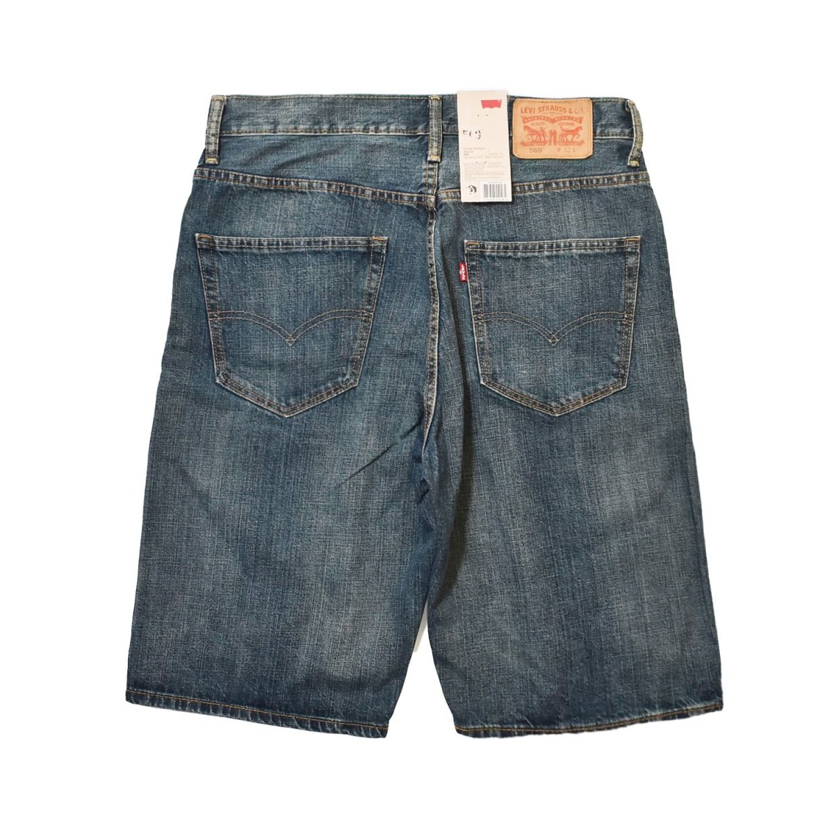 画像2: Deadstock Levi's 569 Loose Straight Shorts (2)