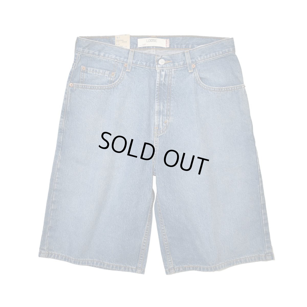 画像1: Deadstock Levi's 569 Loose Straight Shorts (1)