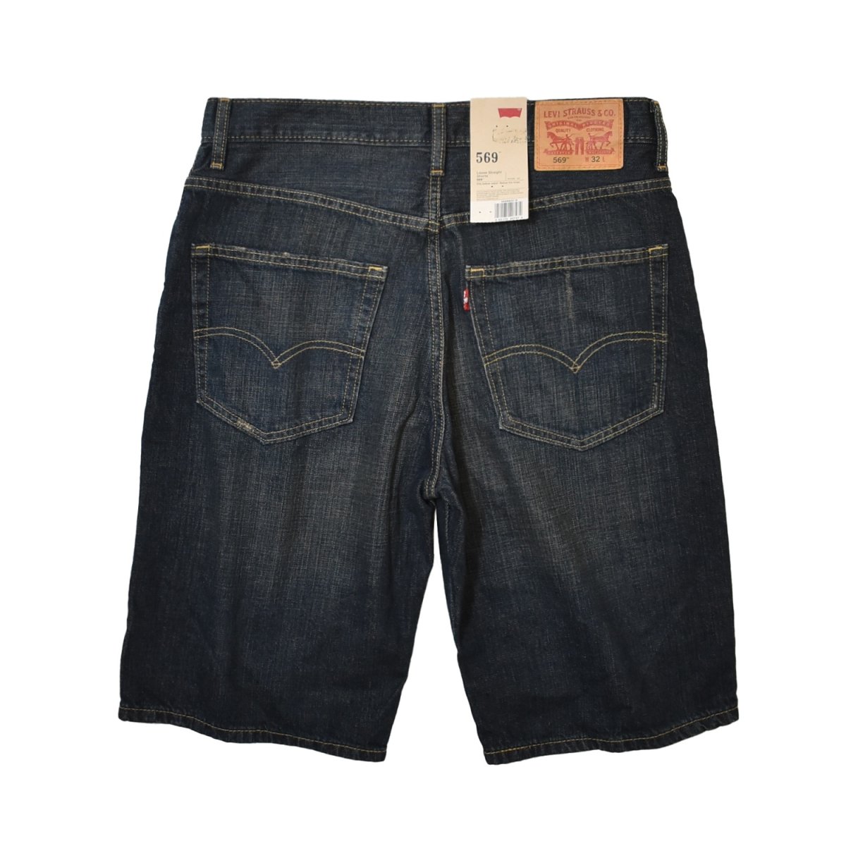 画像2: Deadstock Levi's 569 Loose Straight Shorts (2)