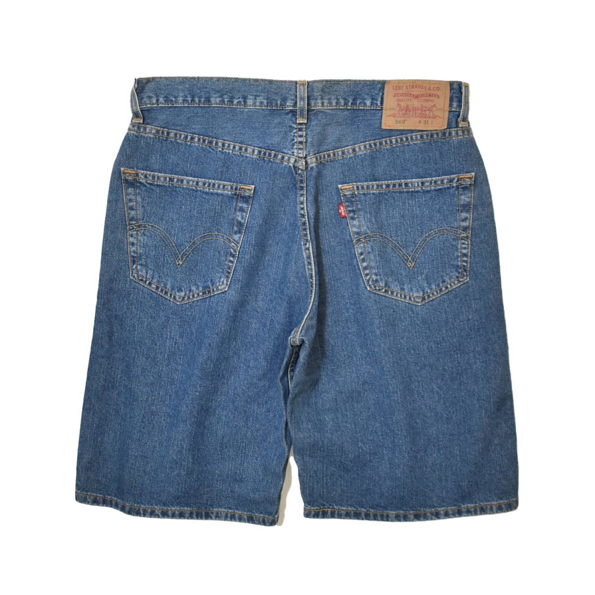 画像2: Deadstock Levi's 569 Loose Straight Shorts (2)