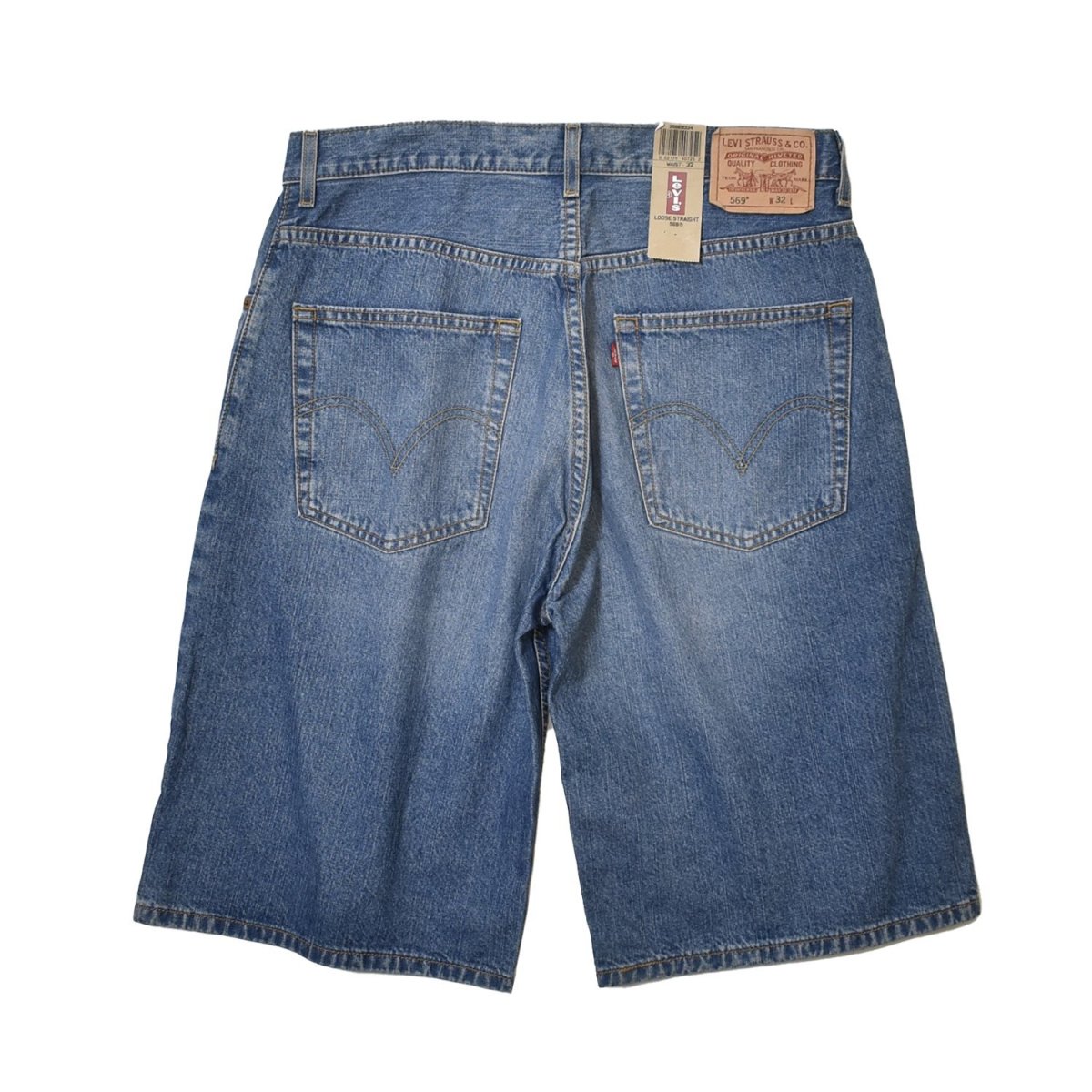 画像2: Deadstock Levi's 569 Loose Straight Shorts (2)