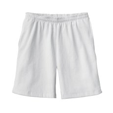 画像1: Los Angeles Apparel 14oz Heavy Fleece Sweat Shorts - White (1)