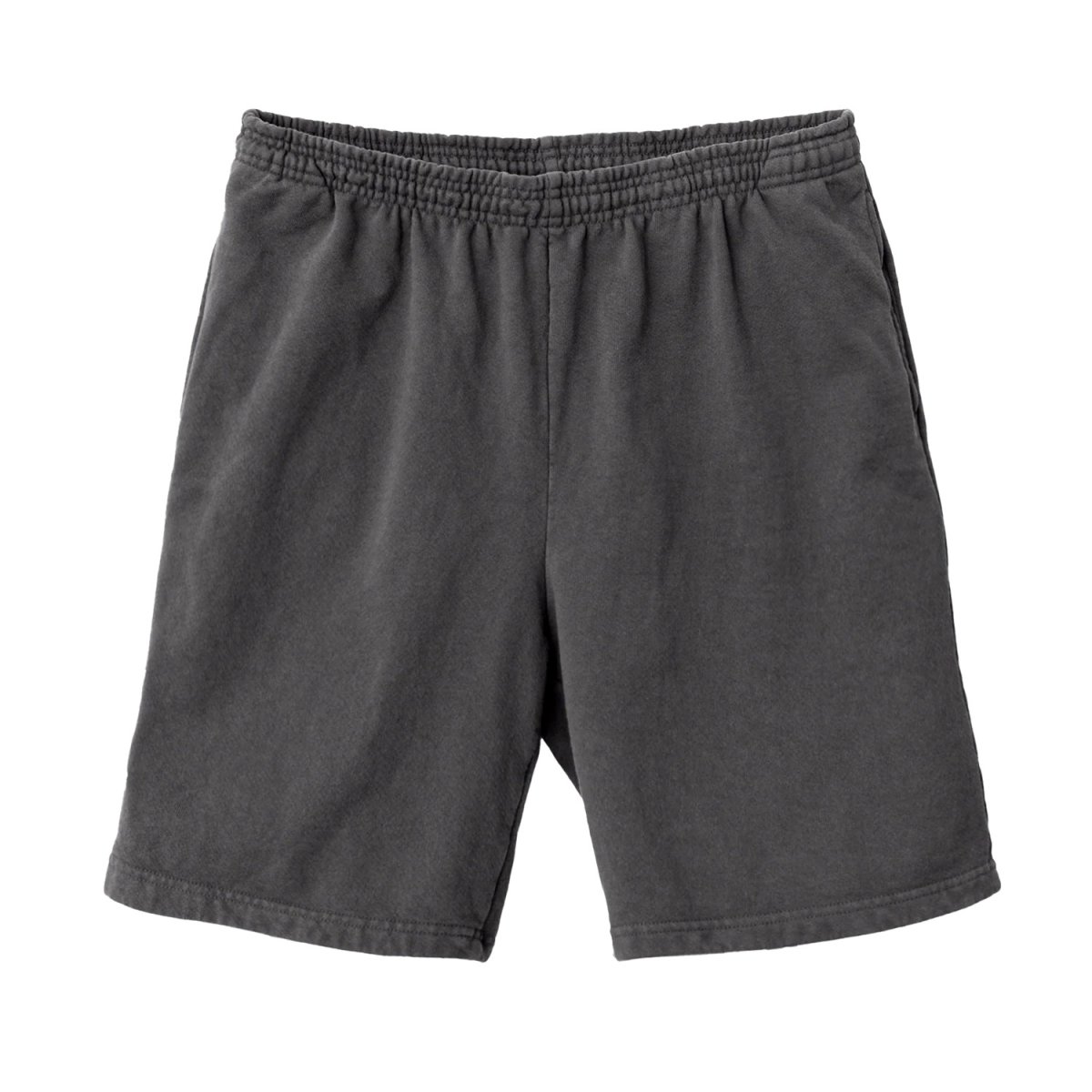 画像1: Los Angeles Apparel 14oz Heavy Fleece Sweat Shorts - Vintage Black (1)