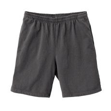 画像1: Los Angeles Apparel 14oz Heavy Fleece Sweat Shorts - Vintage Black (1)