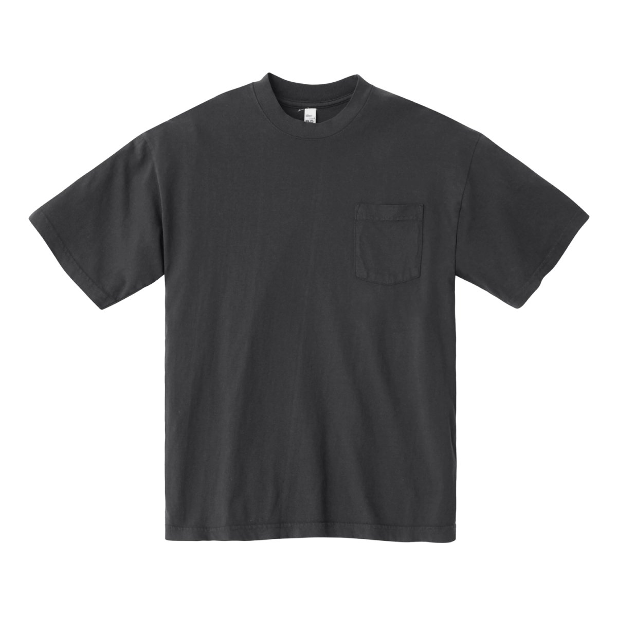 画像1: Los Angeles Apparel 6.5oz S/S Garment Dye Pocket Tee - Vintage Black (1)