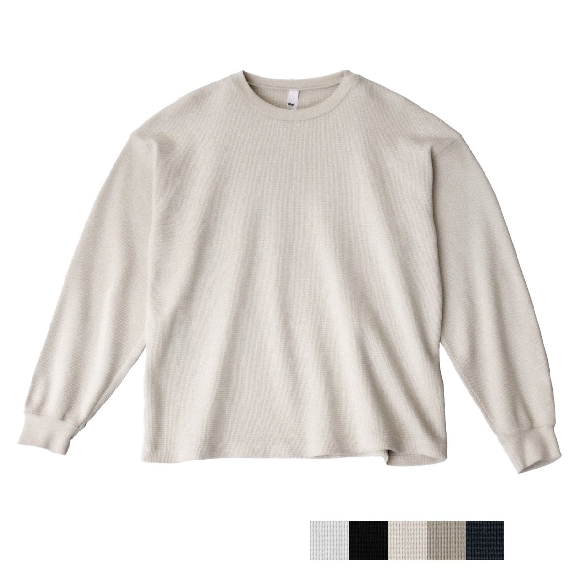 画像1: Los Angeles Apparel L/S Heavy Thermal Crew Neck (1)