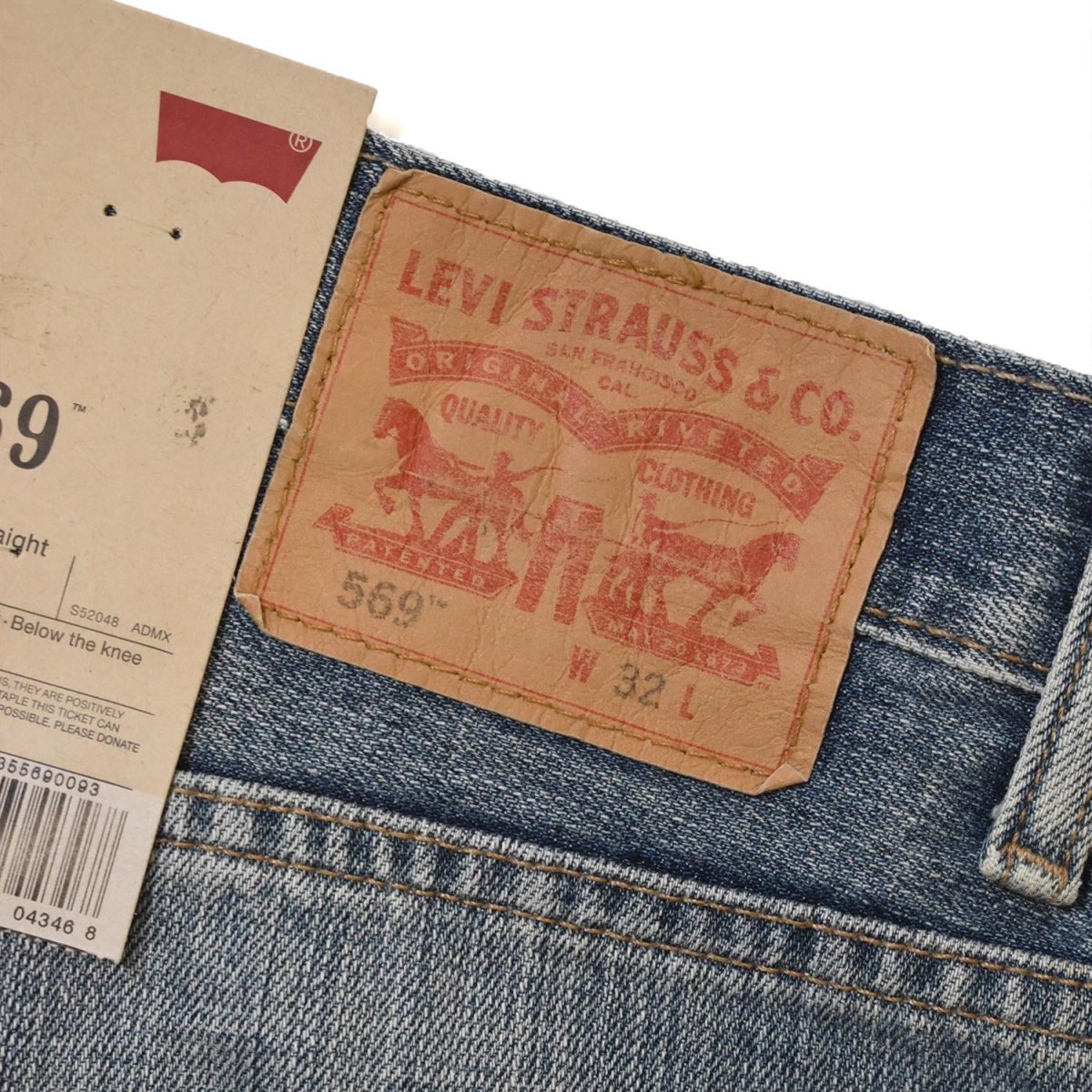 画像5: Deadstock Levi's 569 Loose Straight Shorts (5)