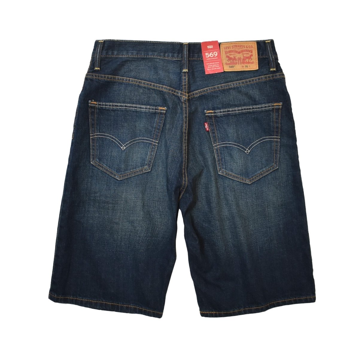 画像2: Deadstock Levi's 569 Loose Straight Shorts (2)