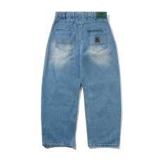 画像2: Butter Goods Wide Cut Denim Jeans - Worn Indigo (2)