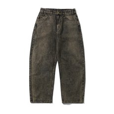 画像1: Butter Goods Wide Cut Denim Jeans - Acid Washed Brown (1)