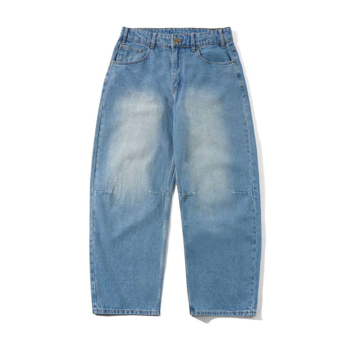 画像1: Butter Goods Wide Cut Denim Jeans - Worn Indigo (1)