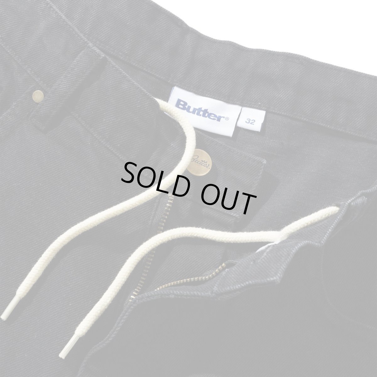 画像3: Butter Goods Wide Cut Denim Jeans - Washed Black (3)