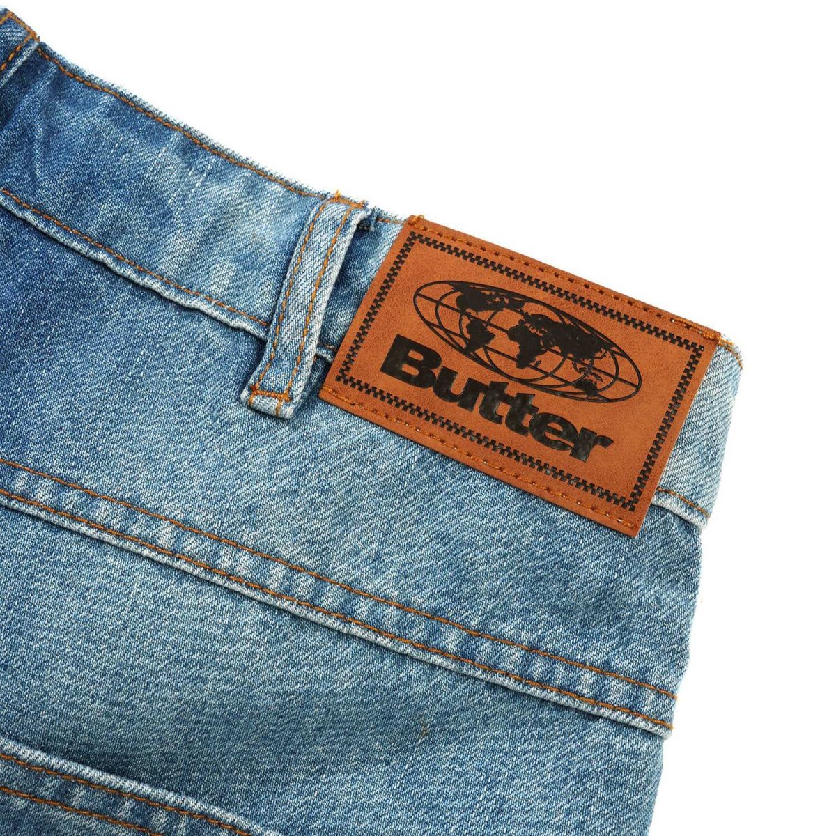 画像4: Butter Goods Encounter Denim Jeans - Washed Slub Blue (4)
