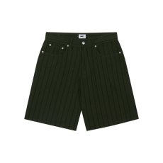 画像1: OBEY Stripe Baggy Denim Shorts - Duffle Bag Multi (1)
