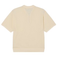 画像2: OBEY Grant Quater Zip Sweater - Birch (2)