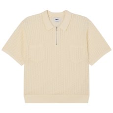 画像1: OBEY Grant Quater Zip Sweater - Birch (1)