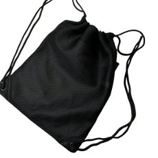 画像3: Port Authority Cinch Pack with Mesh Trim - Black (3)
