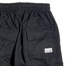 画像6: PRO CLUB Fleece Cargo Shorts - Black (6)