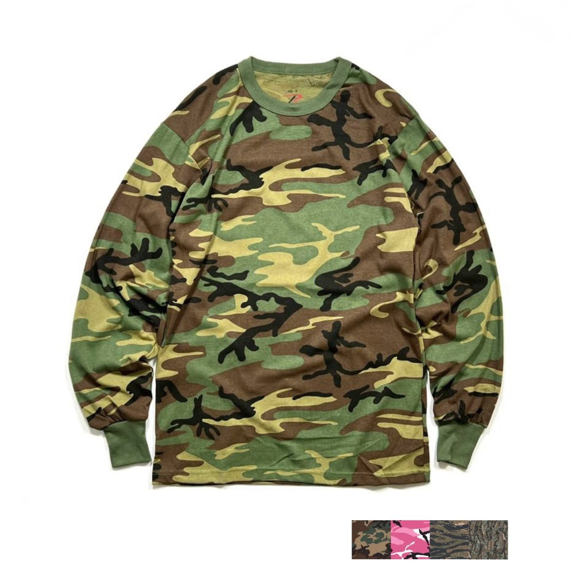 画像1: Rothco L/S Camo T-Shirts (1)