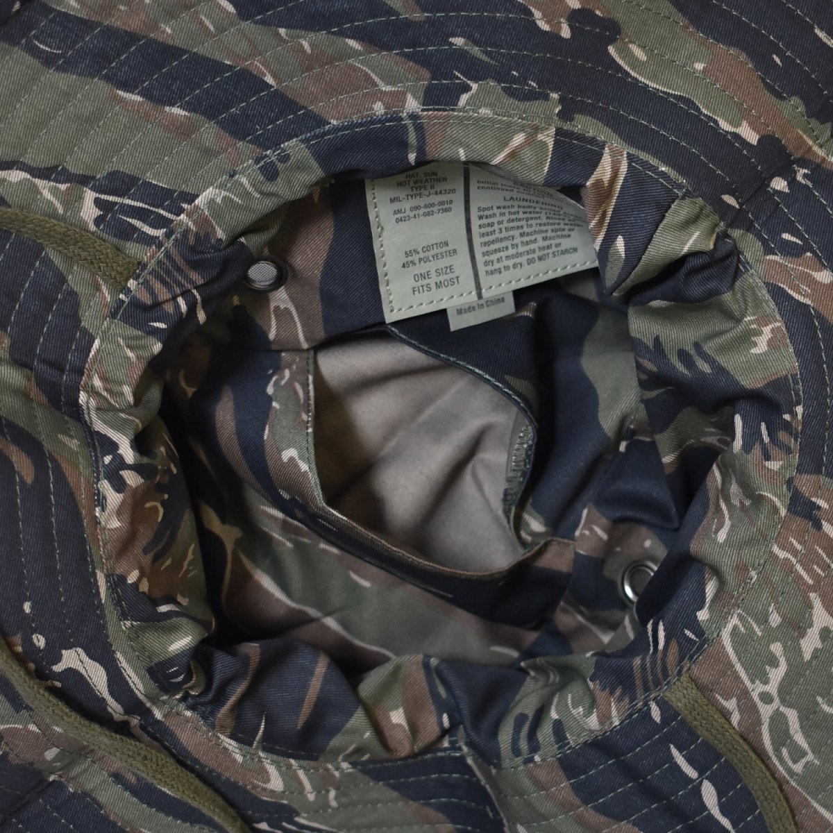 画像2: Rothco Adjustable Boonie Hat - Tiger Stripe Camo (2)