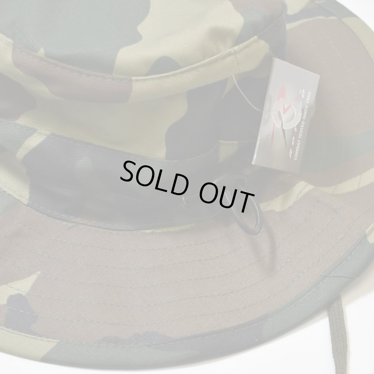 画像2: Rothco Adjustable Boonie Hat - Woodland Camo (2)