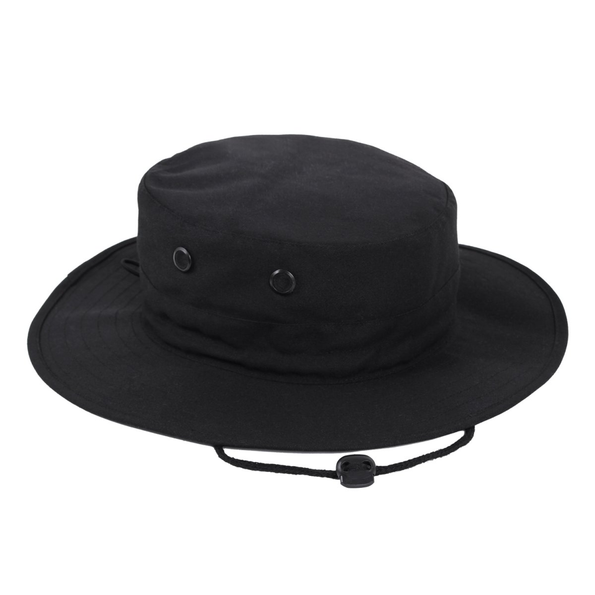 画像1: Rothco Adjustable Boonie Hat - Black (1)