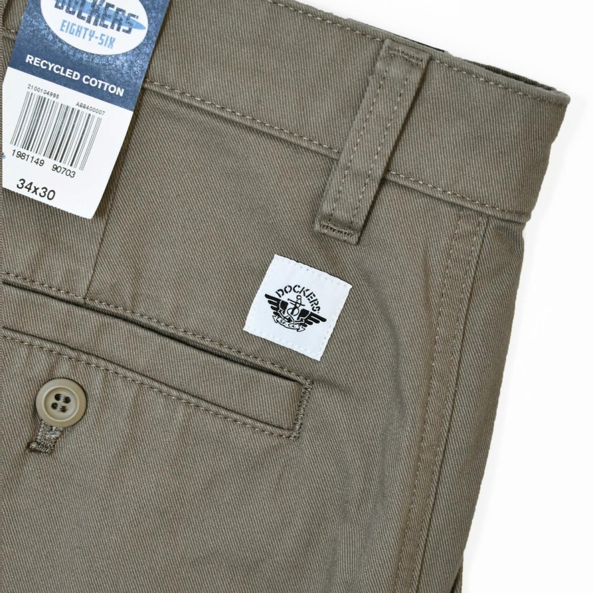 画像6: Dockers Loose Fit Eighty-Six Original Pleated Chino Pants - Fossil (6)