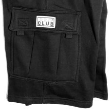 画像5: PRO CLUB Fleece Cargo Shorts - Black (5)