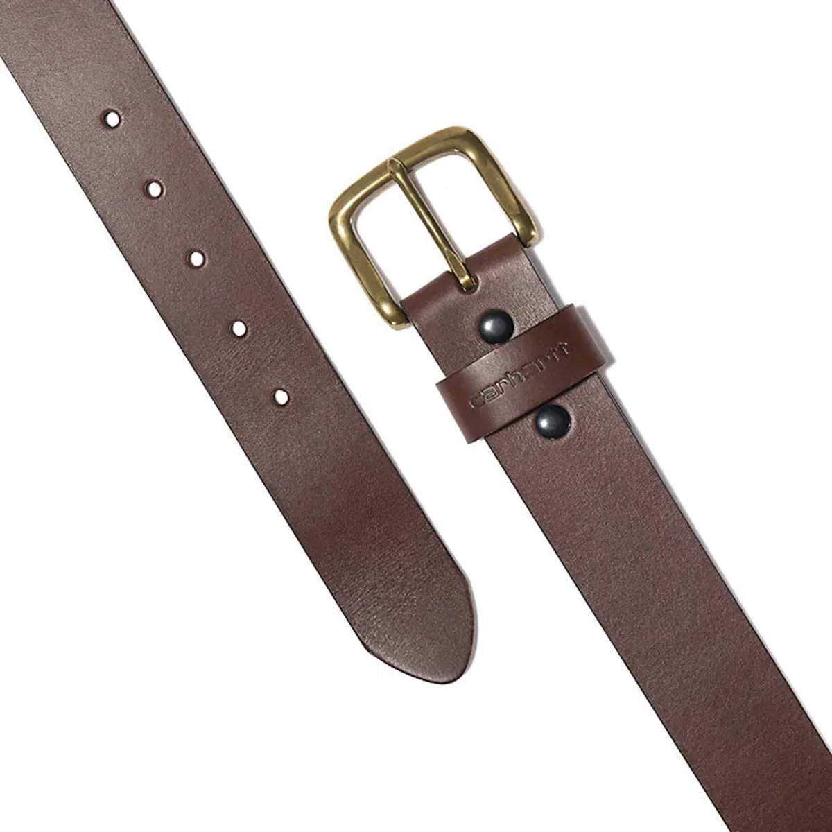 画像3: Carhartt USA Bridle Leather Classic Buckle Belt - Brpwn (3)