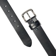 画像3: Carhartt USA Bridle Leather Classic Buckle Belt - Black (3)